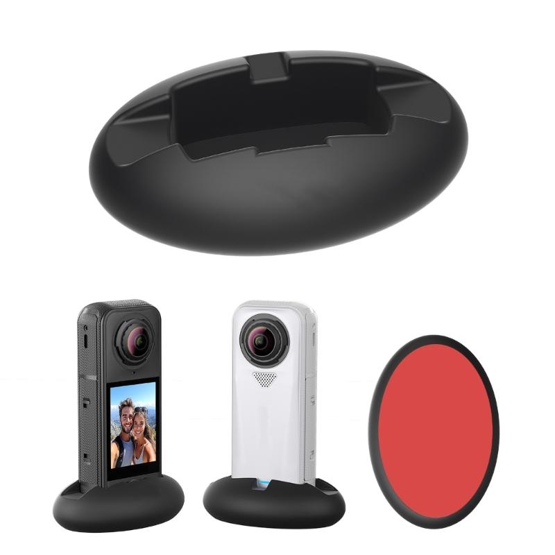 Silikonbasis Kamera Desktop-Halterung Präzises Schnittdesign Anti-Rutsch-Basis für X4 Air Outdoor-Abenteuer Fotografie Zubehör