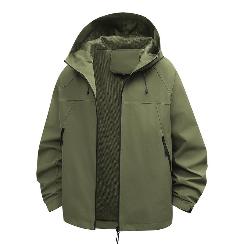 New Outdoor Jacket Men's Spring and Autumn Sports Outdoor Fashion Couple's Mountaineering Suit Windproof Waterproof Single Jacket Men