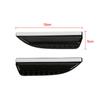 2pcs Universal Black Real Carbon Fiber Rear View Side Mirror Visor Shade Water Rain Shield Guards Exterior Parts for Car Truck