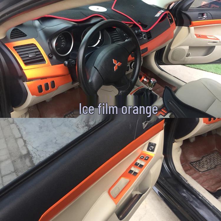 Lancer Interior Carbon Fiber Console & Shift Stickers