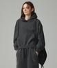 PIGMENT Authentic Embroidered Crop Hoodie Wine