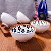 Japanese Ceramic Ramen Bowl Set - Small Porcelain Bowls for Rice, Soup, Snack, Side Dishes, Ice Cream - Microwave and Dishwasher Safe - 4 Pieces