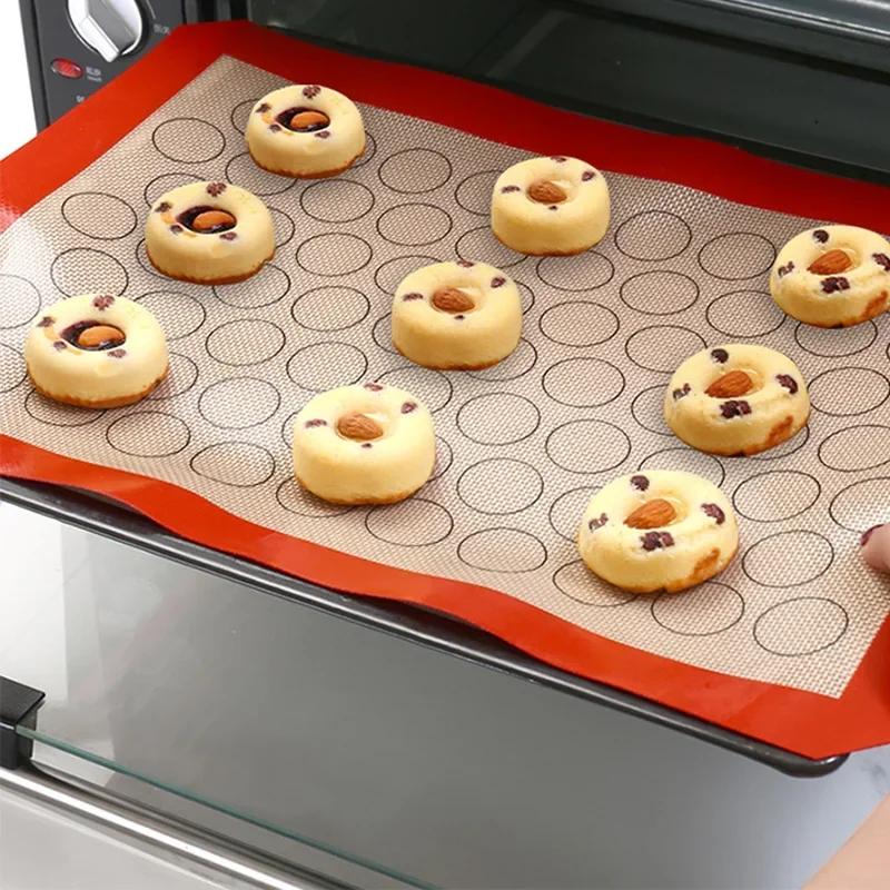 Baking Gadget, Cookie Pad, Rolling Dough Mat, Baking Mat, Pastry Tools, Cake Bakeware For Kitchen Non - Stick Silicone