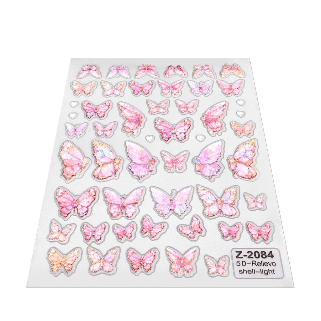 Nail Stickers Elegant False Nail Decorations Removable Manicure Stickers Decals for Acrylic Gel Nails