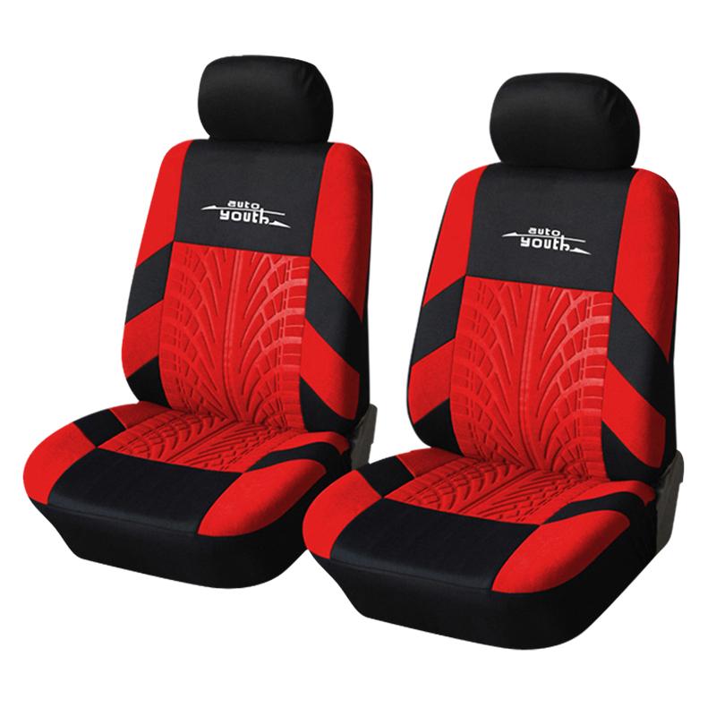 

AUTOYOUTH Automobiles Seat Covers Universal Fit Bucket Seat Cover Protectors Car Accessories Fashion Car-Styling 1 Pair красный