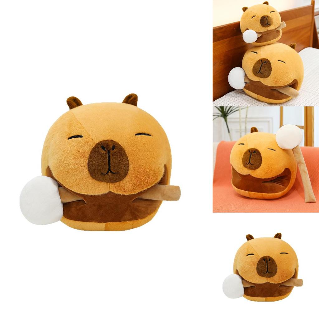 Plush Capybara Toy With Pp Cotton Filling For Kids And Home Decor