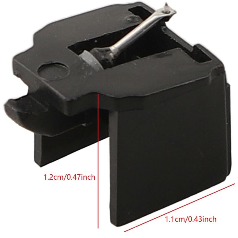 Diamonds Tip Record Player Needle with Brush Phonograph Part Replacement Needle Plastic Texture for Record Players
