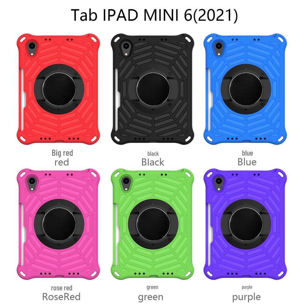 Mini6 portable shoulder strap protective cover with 360° rotating bracket for Mini5, Mini4 tablets - Eva anti-drop case