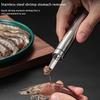 1-20PCS Seafood Shrimp Deveiner And Peeler Stainless Steel Shell Cutter Tool Kitchen Gadget For Removing Shrimp Veins And Shells