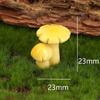 Mini Resin Mushroom Ornaments Micro Landscape Decor Dollhouse Miniature Mushroom Model For Fairy Moss Garden Diy Bonsai Decor