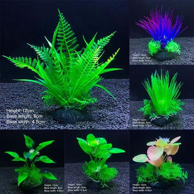 Wassergras Dekoration Wasser Unkraut Ornament Künstliche Aquarium Pflanzen Aquarium Zubehör