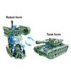 Transforming Robot Tank Spinner Toy Stress Anxiety Relief Simulated Tank Spinning Toy Kids Teens Adults Fingertip Gyroscope Fidget Toy