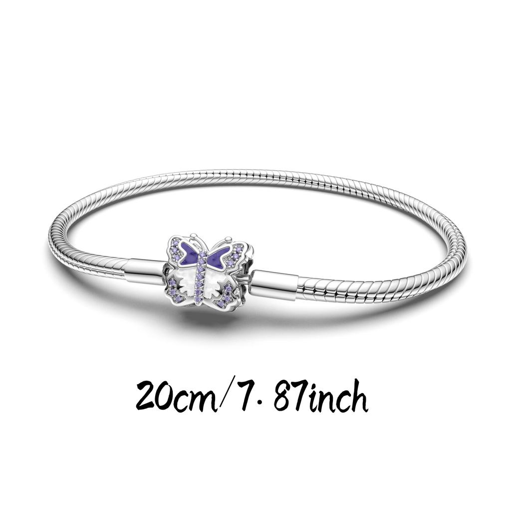 Manyilus 925 Silver Bracelet Real Bracelets 925 Girls Italian Charm Original Women Braclet Pendant Paired Jewelry Charms Money