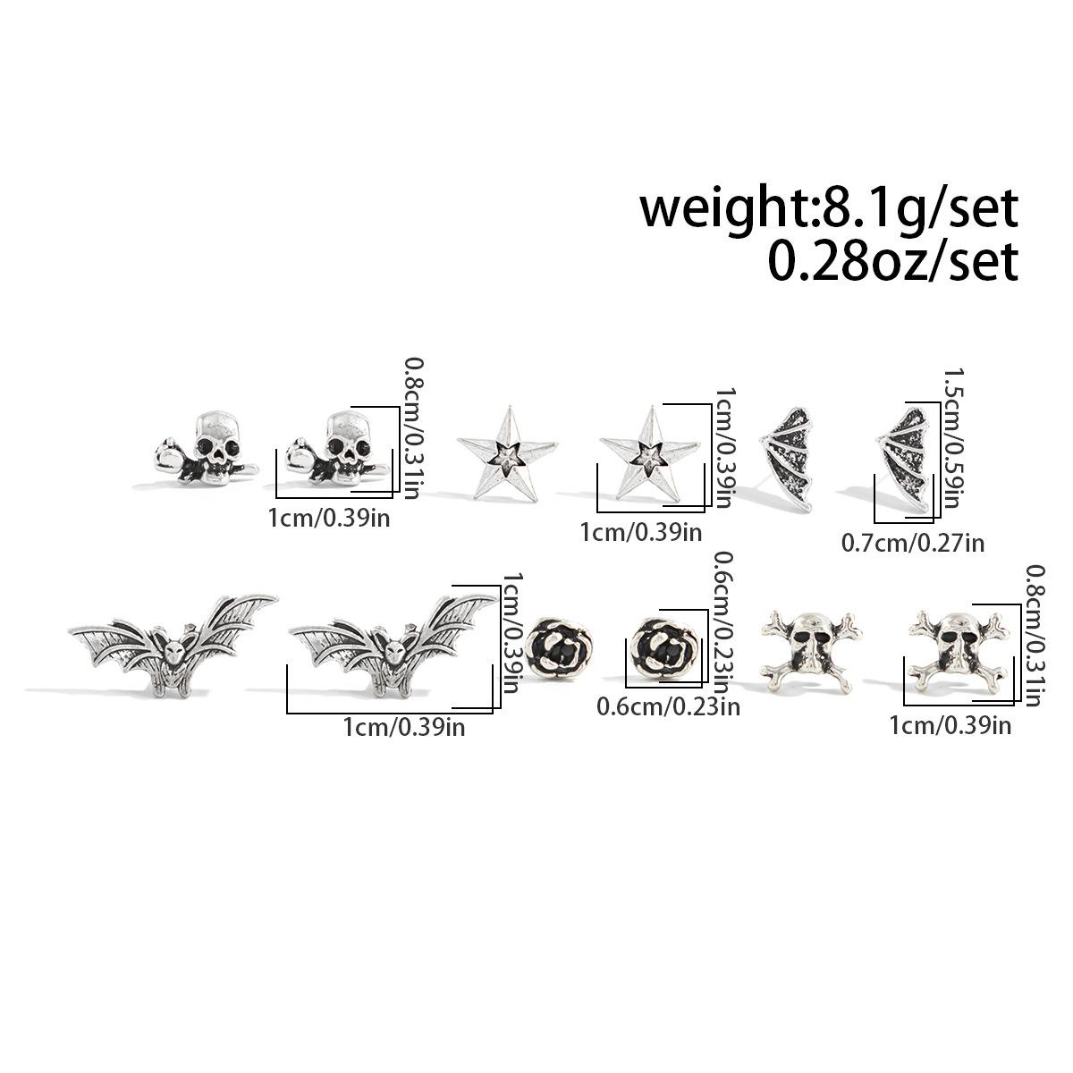 

Набор серег на Хэллоуин Мультяшные Смешные Элементы Голова Тыквы Привидение Летучая Мышь Кисточка Набор Ушных Украшений Жуткий Веселый Модный Женский Аксессуар