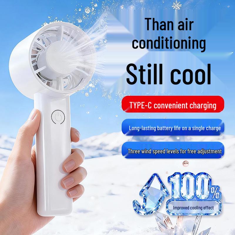 2026 Turbo Portable Mini USB Rechargeable Handheld Fan