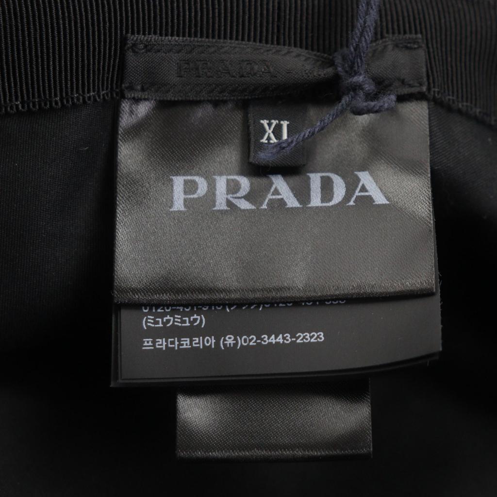Pristine PRADA hat Indigo cotton mens XL 2HC137 Used