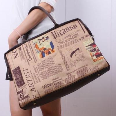 Borsa a tracolla da donna retrò Borsa a tracolla Borsa a tracolla da donna in pelle
