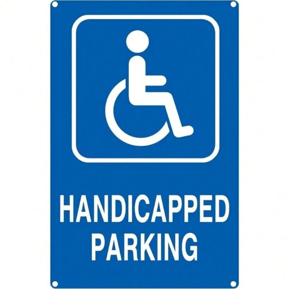 Metal Wall Art Decor, Parking Sign Rustproof Aluminum