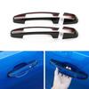 2x Exterior Door Handle Frame Trim For Chevrolet Camaro 2017+ Black Accessories