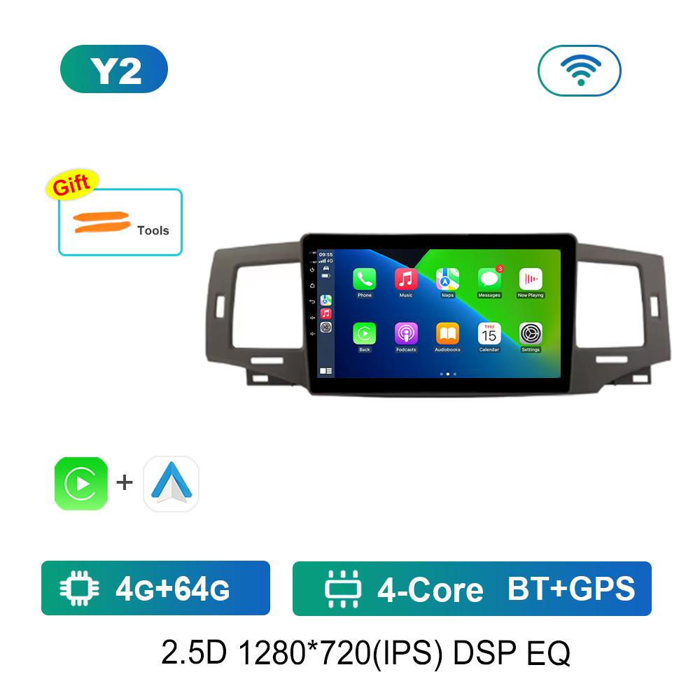 GPS Navigation 9'' for Toyota Corolla 9 E120 2004 - 2006 Android OS Car Video Multimedia Player Carplay 4G WiFi BT Auto Tools