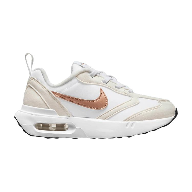 Nike Air Max Dawn PS Beyaz Metalik Kırmızı Bronz Çocuk Spor Ayakkabıları Summit-White Off-Noir DC9318-103