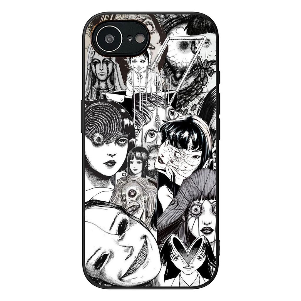 Tomie Wallpaper Junji Ito Anime Casing Cover for Apple iPhone 12 13 Mini XS 11 Pro Max 7 8 Plus XR SE 2022 SE3 + 8+ Phone Case