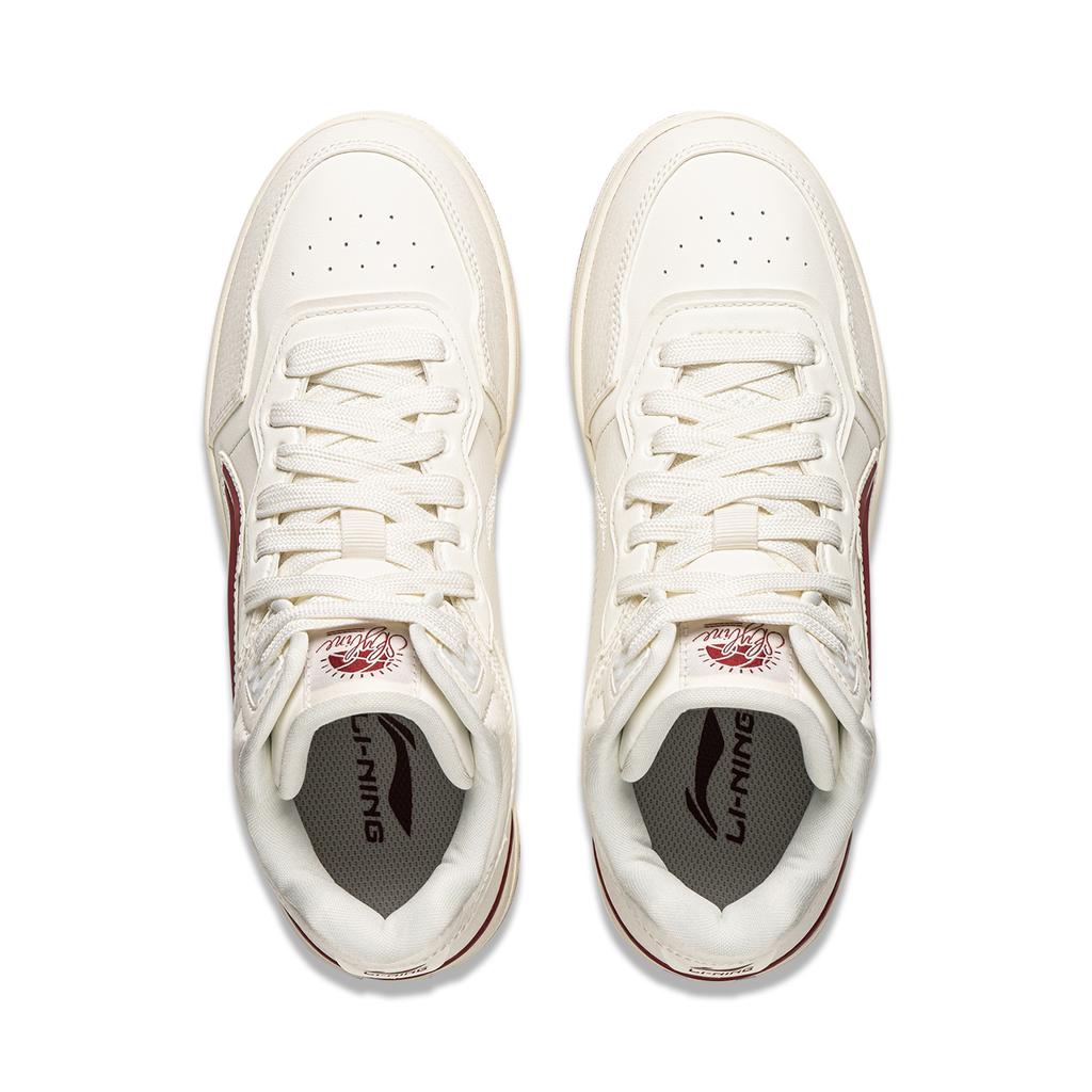 Li-Ning Tianji MID-top Skateboard Shoes Women's Champagne White