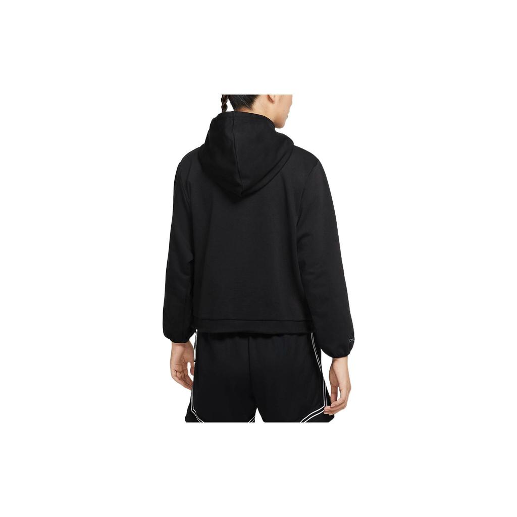 Nike Sweatshirts Women's Black Hooded Moderate Regular DQ6771-010