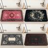 Exotic Floral Pattern Mat Living Room Decoration Home Sofa Non-Slip Carpet Study Bedroom Tatami Children'S Soft Floor Mat