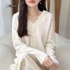Zhenxu 100% Pure Wool Hand-Crocheted Hooded Sweater