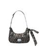 Macni Ribbon Crescent Cross Bag Leopard