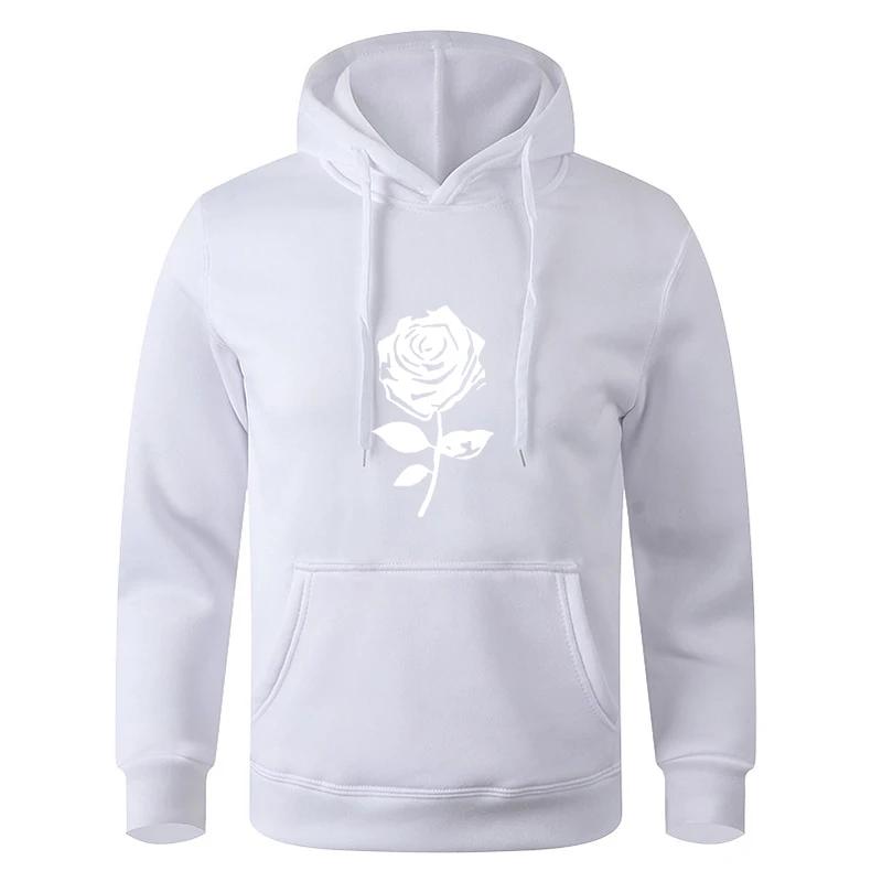 Men's Multi - Color Fashionable Sports Fitness Printed Pocket Casual Sweatshirt Hoodie Pullover