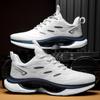 Men's Cross-Border Lightweight Dad Sneakers with Breathable Mesh & Popcorn Soles for Casual Running