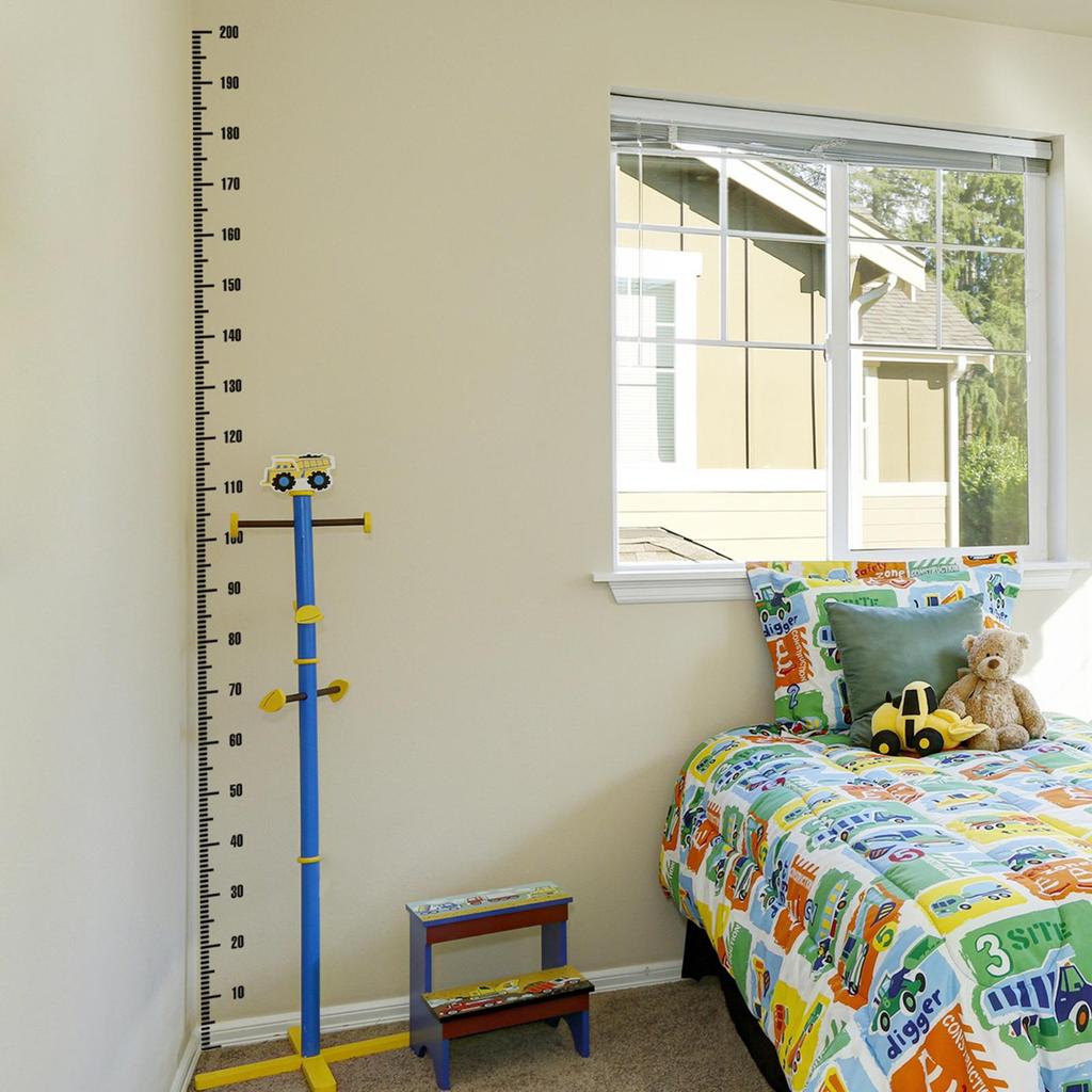 Height Wall Sticker Measurement Ruler Height Decal Kids Height Measurement Wall Decor for Bedroom or Living Room