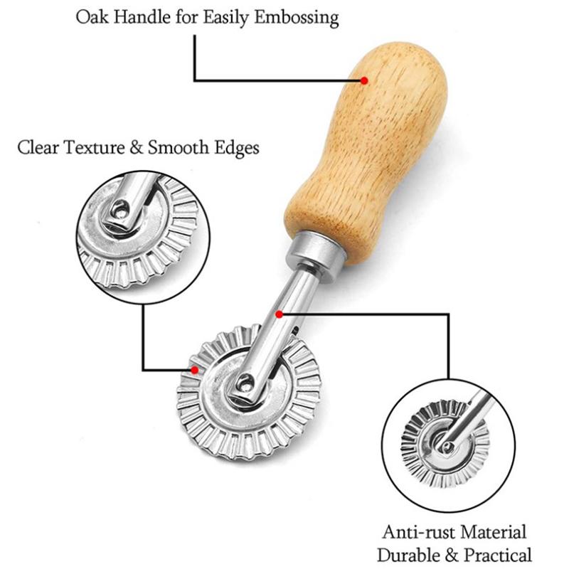 Kráječ na těsto Nerezový kulatý kráječ na pizzu Nástroje Domácí Dělič na pizzu Kuchyňské pomůcky Pečení Krájecí nástroje
