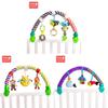 Baby Mobile Clip With Rattles And Soft Fabric Toy For Infant Sensory Development