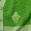 Jordan X Union Co-Branded SS23 Asian Edition Patchwork Label Ribbed Texture Knit Cardigan Women Cardigan Green FD4251-377