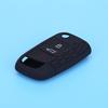 For Volkswagen GTI Folding 3-button Silicone Key Bag and New Passat Honeycomb Soft Rubber Car Remote Control Protective Cover