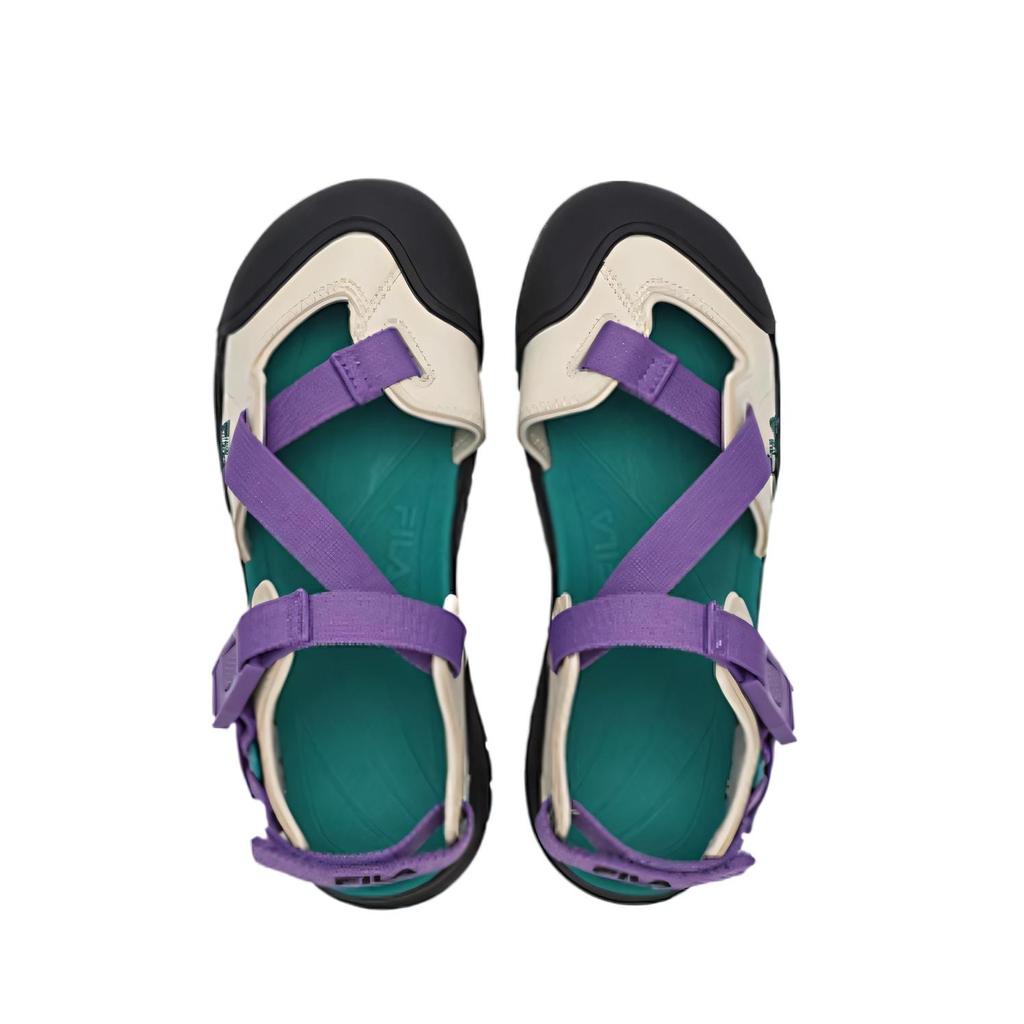 FILA Peito Milk Shoes Fashion Trend Versatile Simple Beach Sandals Women sandals Purple F12W522406FAR