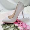2024 Fashion High Heels 35-45 Plus Size Women Shoes 12cm Thin Stiletto Banquet Wedding Shoes Sexy Pointed Toe Ladies Party Shoes