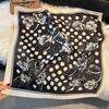 Light Luxury High-End Imitation Silk Scarf Summer Classic Silk Chinese Scarf Shawl Scarf Women'S