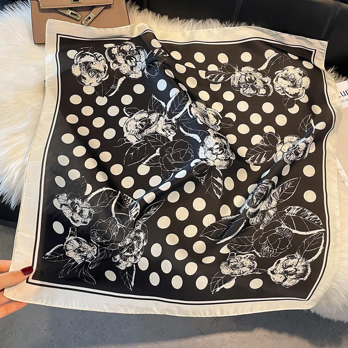 

Легкий Роскошный Высококачественный Имитация Шелка Шарф Летний Классический Шелковый Китайский Шарф Шаль Шарф Женский 70*70cm