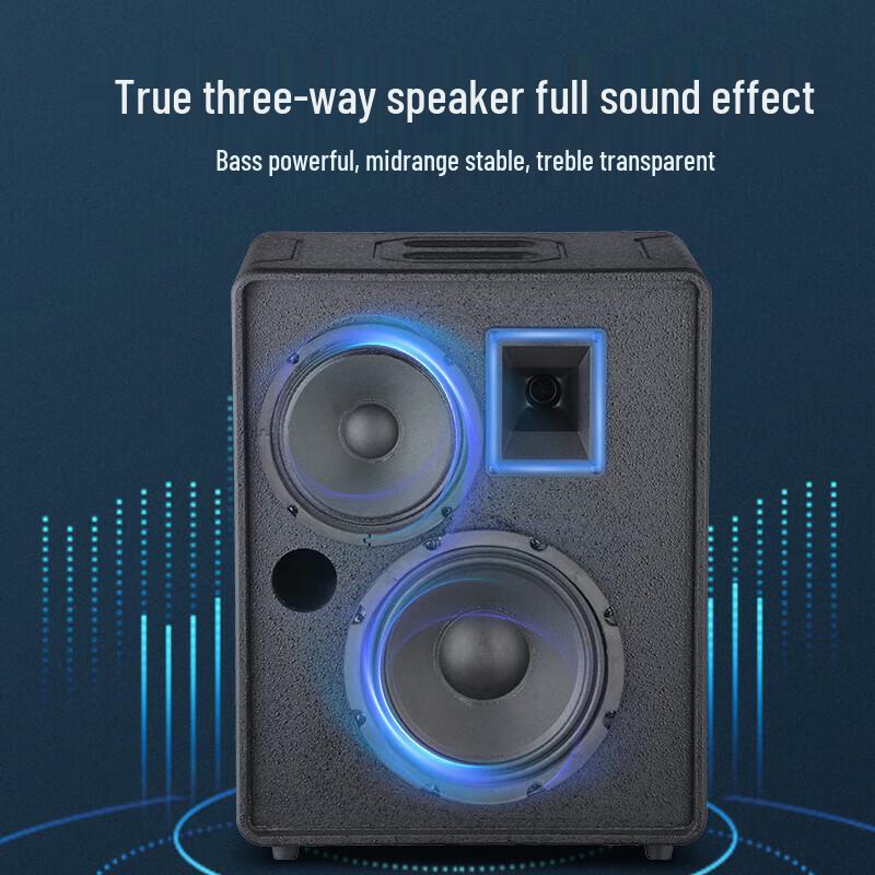 HuiDu NB-300L 8-inch Portable Outdoor Entertainment Speaker