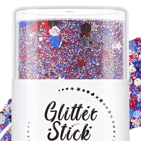 Independence Day Body Patriotic USA Glitter Stick Face Hair Flag Glitter Accessories Sparkling