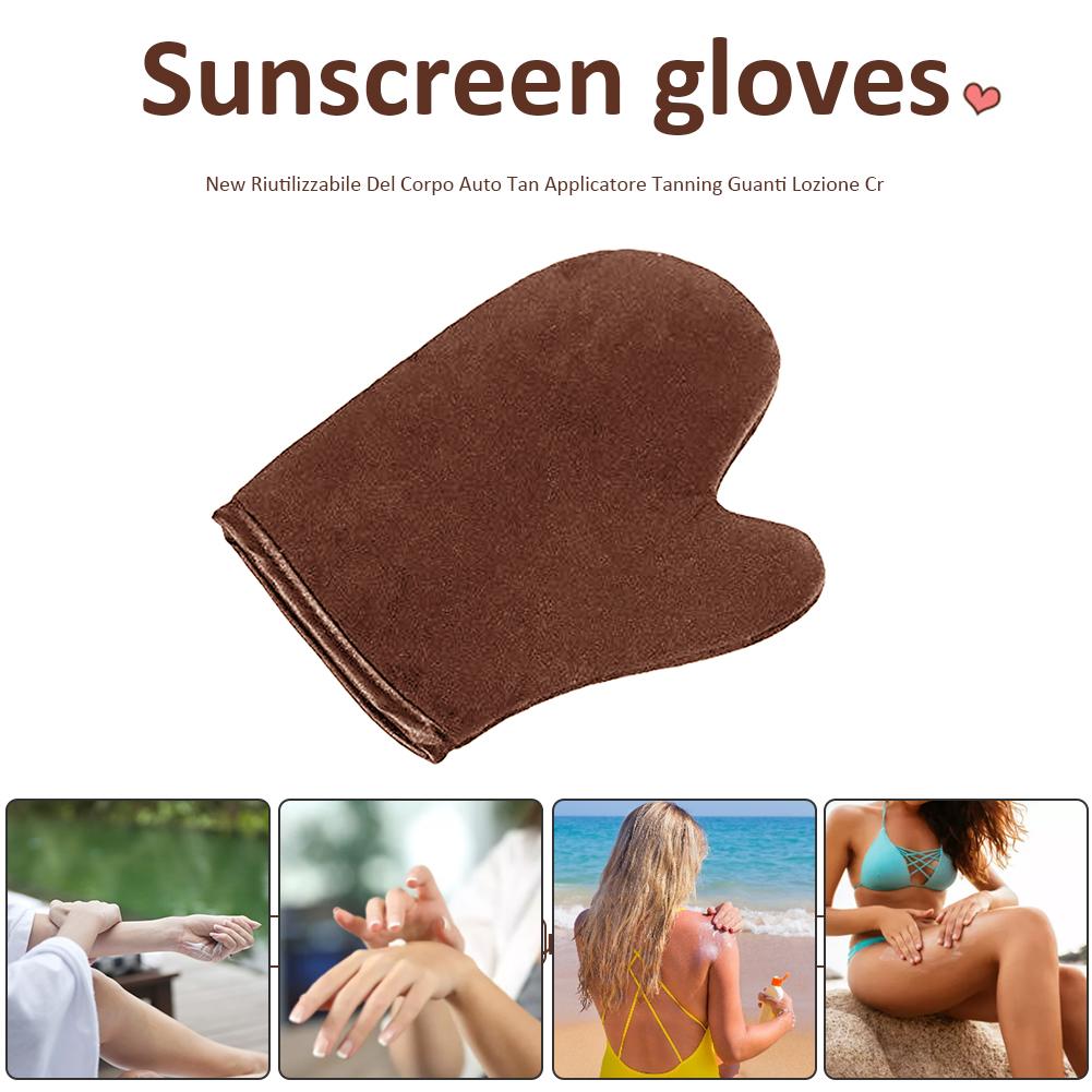 Buy 1pc Body Self Tanning Oiling Applicator Gloves Body Tanner Cleaning