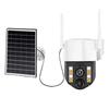 Solar Camera 4G Outdoor Dual Lens PIR Human Detect Wireless Camara Powered Energy Waterproof CCTV Home Security Protection