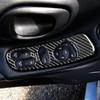 Carbon Fiber Car Accessories Window Lift Control Panel Modified Interior Trim Cover Sticker For Chevrolet Corvette C5 1998-2004