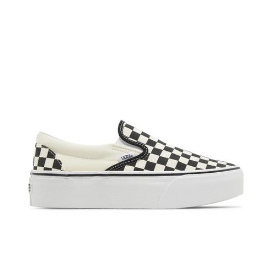 Vans Classic Slip-On Stackform 'Checkerboard - Black White' VN0A7Q5RTYQ