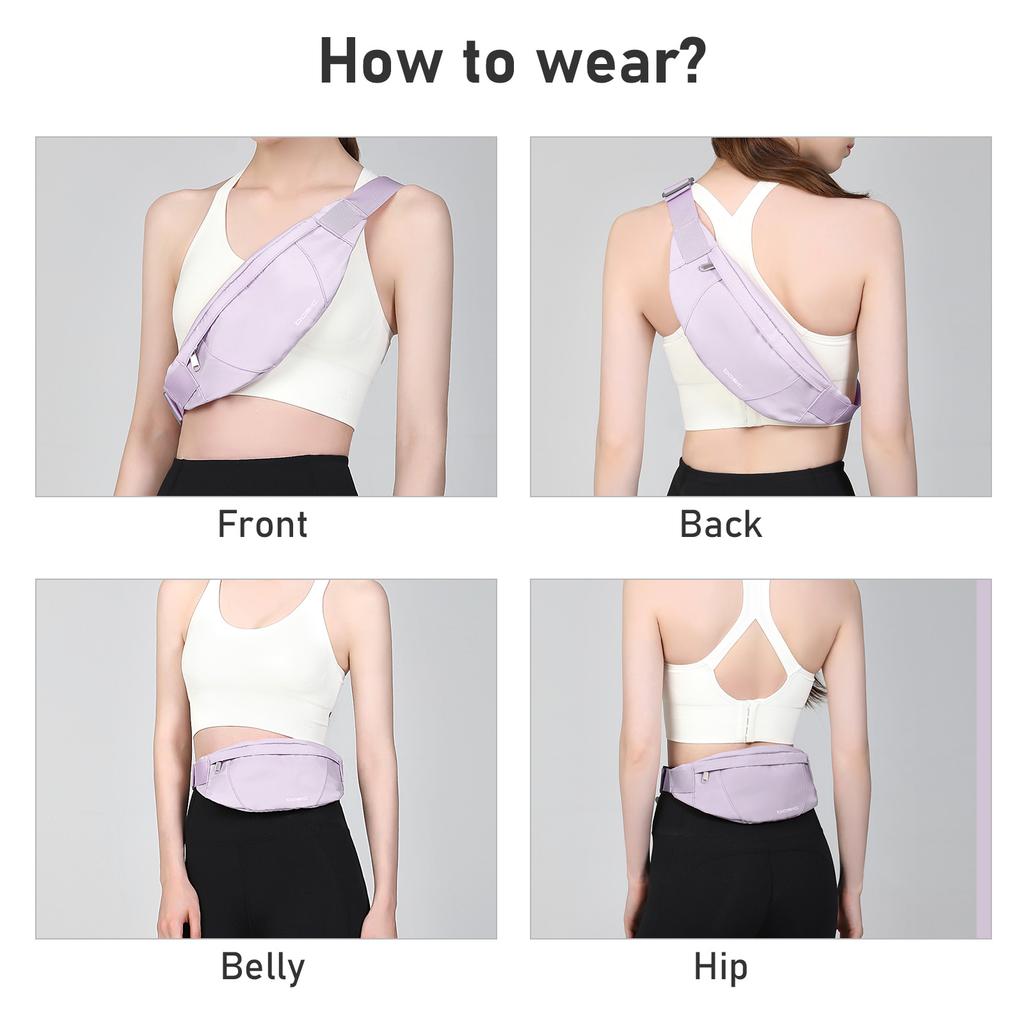 Waterproof Running Waist Bag Slim Sports Pouch Phone Case for Cycling Gym Jogging
