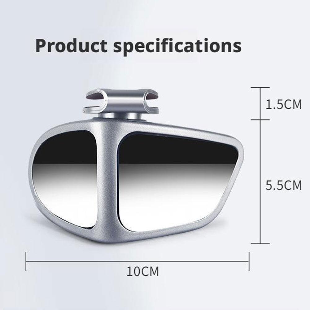 Car Blind Spot Mirror 360° Adjustable Auto Auxiliary Rearview Convex Mirror Eliminate Blind Spots And Avoid Vehicle Collisions